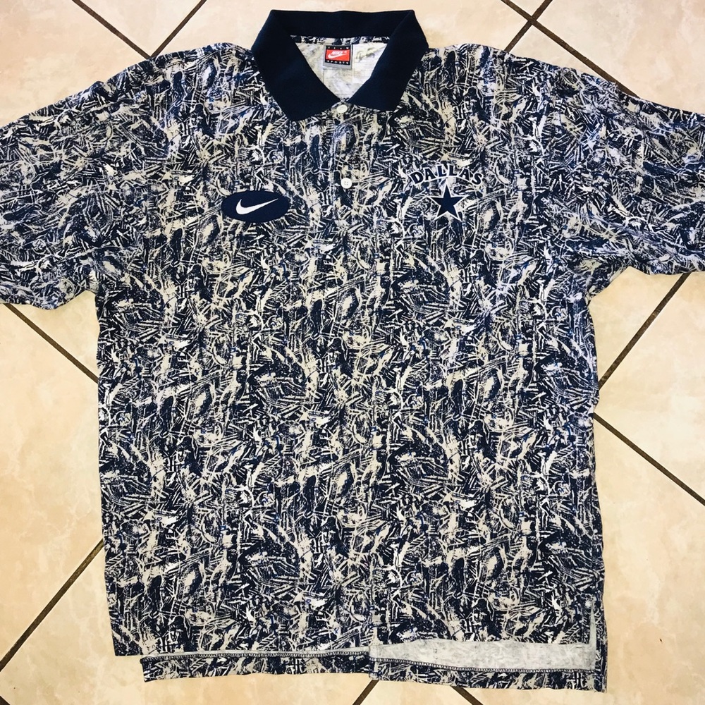90’s Nike Dallas Cowboys polo sz. Large
